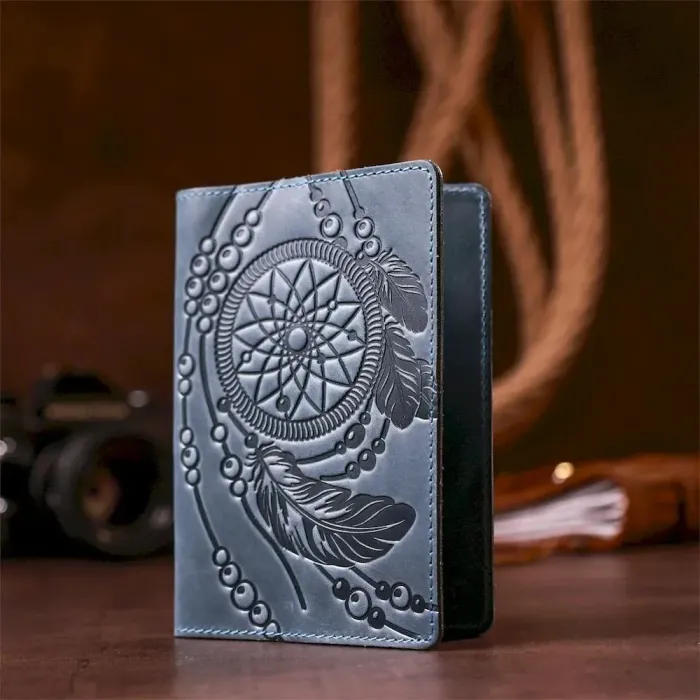 Обкладинка на паспорт SHVIGEL 13795 Синя