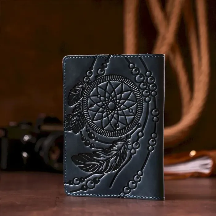 Обкладинка на паспорт SHVIGEL 13795 Синя