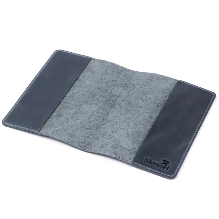 Обкладинка на паспорт SHVIGEL 13795 Синя
