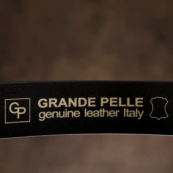 Ремень мужской GRANDE PELLE 00865 кожа Черный