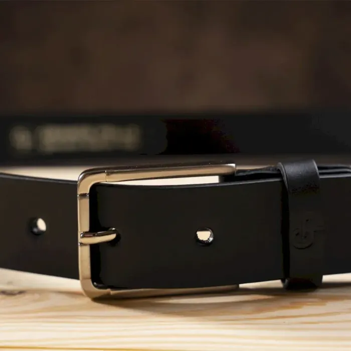 Ремень мужской GRANDE PELLE 00865 кожа Черный