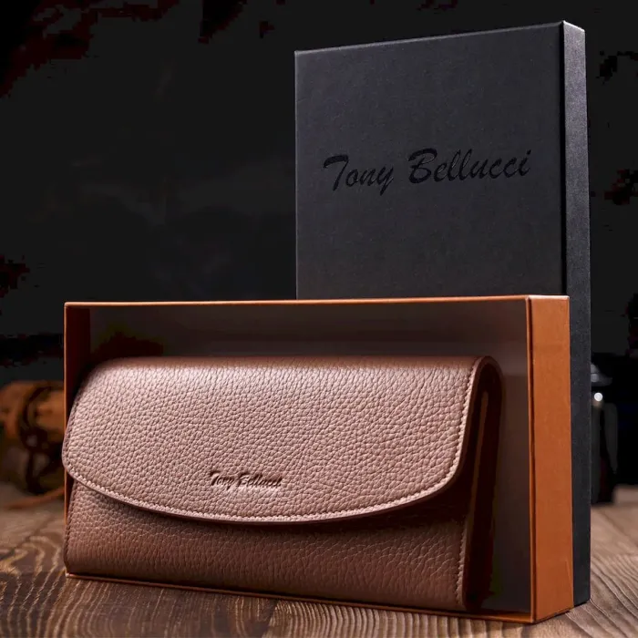Відмінний жіночий гаманець з монетницею на блискавці з натуральної шкіри Tony Bellucci 21967