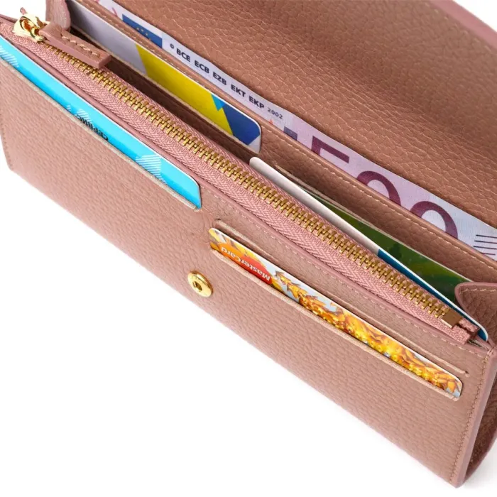 Відмінний жіночий гаманець з монетницею на блискавці з натуральної шкіри Tony Bellucci 21967