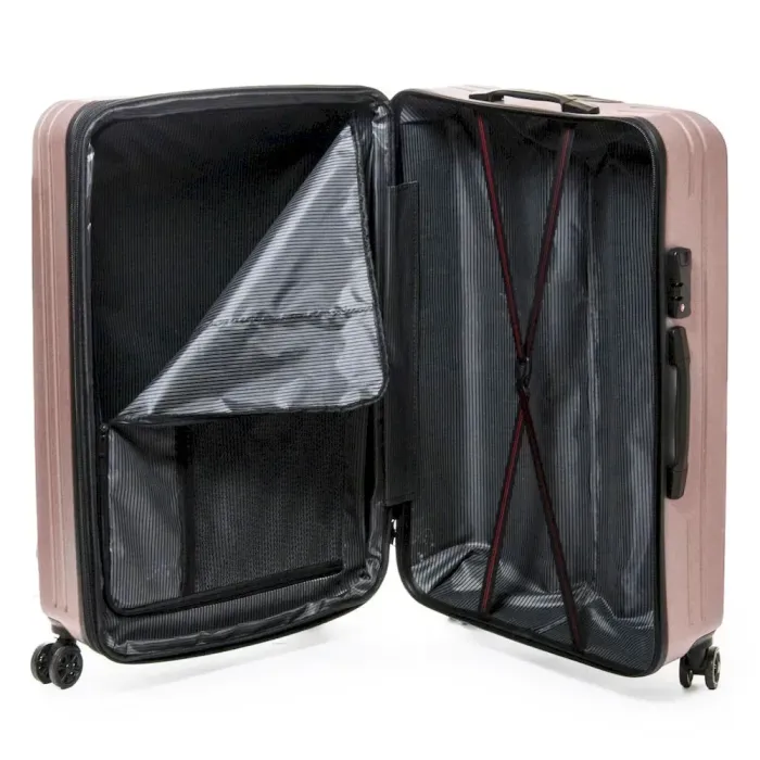 Дорожная Чемодан 31 ABS-пластик 804 pink