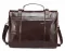 Портфель із гладкої шкіри Vintage 14866 Коричневий