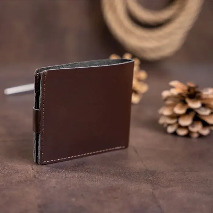 Портмоне горизонтальне чоловіче SHVIGEL 16214 Коричневе