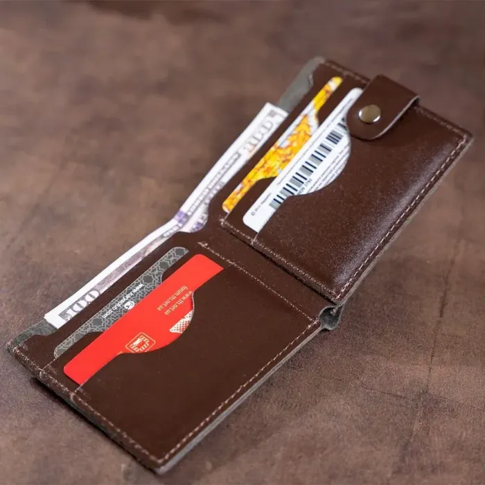 Портмоне горизонтальне чоловіче SHVIGEL 16214 Коричневе