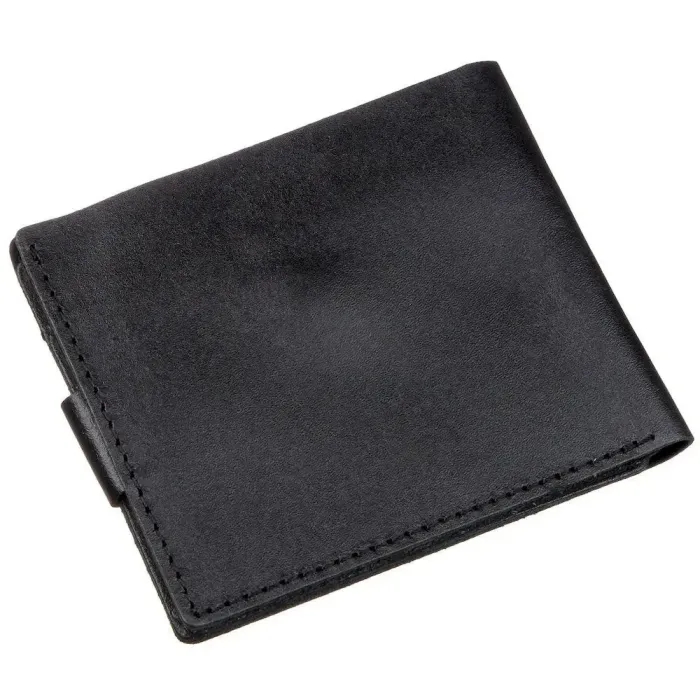 Портмоне мужское с монетницей кожаное SHVIGEL 16211 Черное