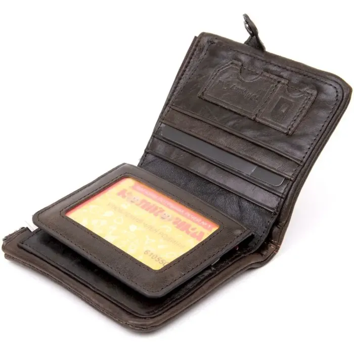 Портмоне унісекс Vintage 20422 Коричневе