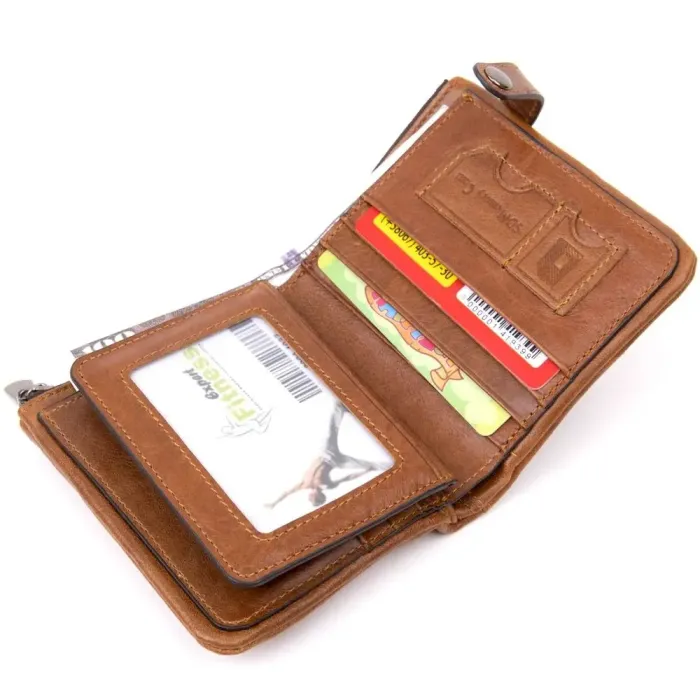 Портмоне унісекс Vintage 20423 Руде