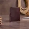 Портмоне вертикальне чоловіче шкіряне SHVIGEL 16222 Коричневе