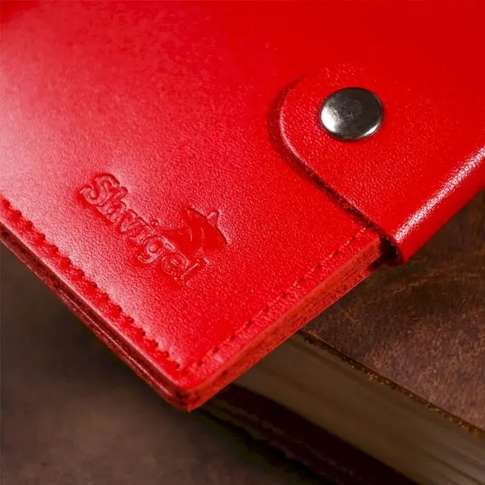 Портмоне вертикальне жіноче шкіряне SHVIGEL 16223 Червоне
