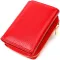 Жіноче портмоне в три складення з натуральної шкіри Tony Bellucci 22023 Червоний