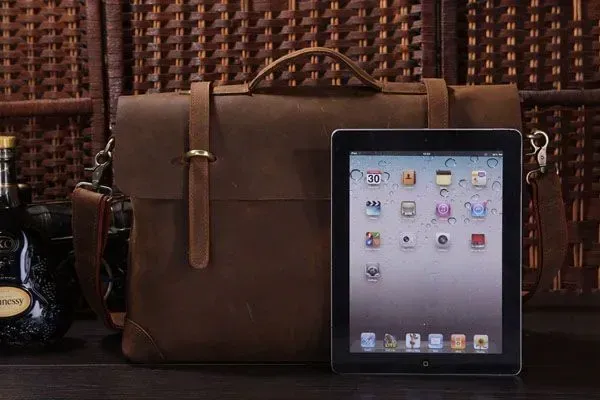 Портфель Vintage 14063 у вінтажному стилі Коричневий