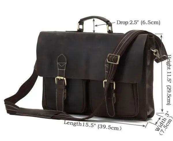 Портфель Vintage 14086 Коричневий