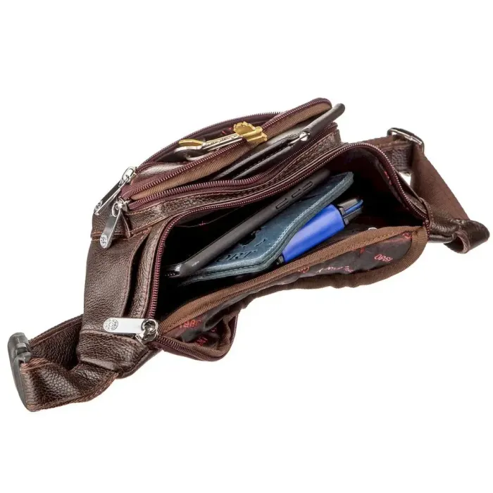 Поясна сумка флотар KARYA 17297 Коричнева