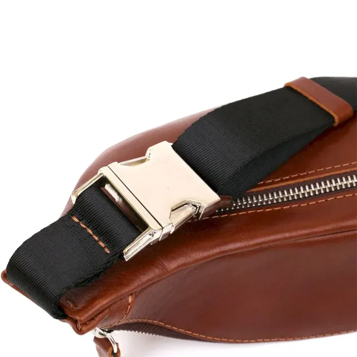 Поясна сумка GRANDE PELLE 11141 Коричнева