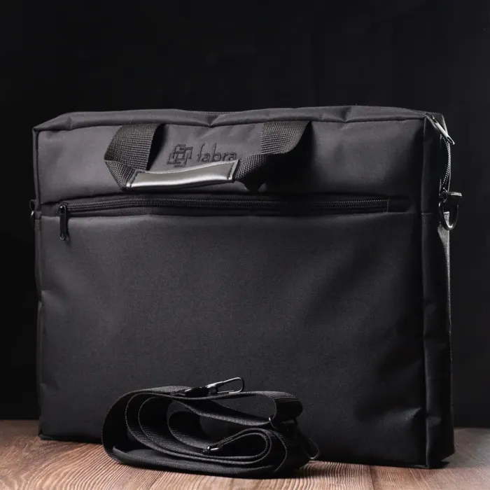 Практичная деловая сумка из качественного полиэстера FABRA 22585 Черный
