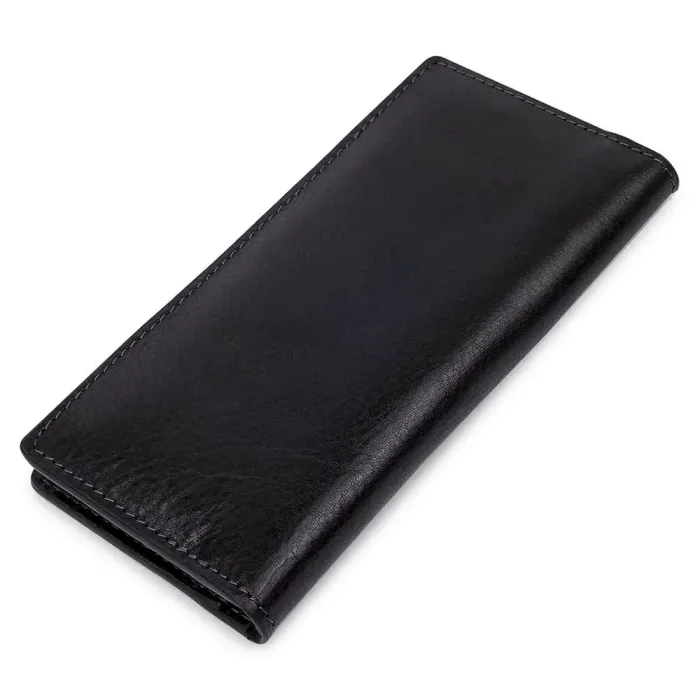 Практичний чоловічий портмоне GRANDE PELLE 11559 Чорний