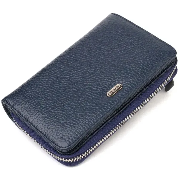 Практичний жіночий портмоне середнього розміру з натуральної шкіри CANPELLINI 21715