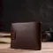 Практичный горизонтальный кошелек для мужчин из натуральной кожи флотар CANPELLINI 21886 Коричневый