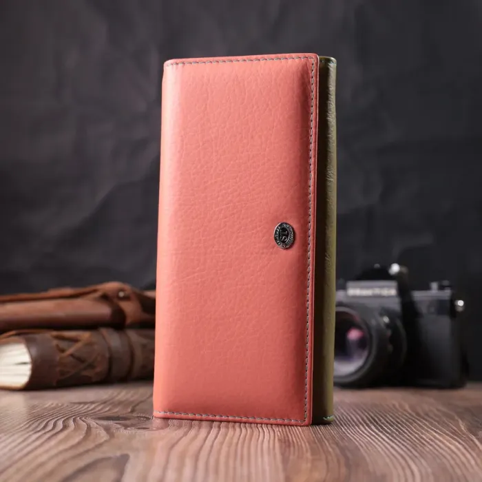 Практичний гаманець для жінок з натуральної шкіри ST Leather 22520