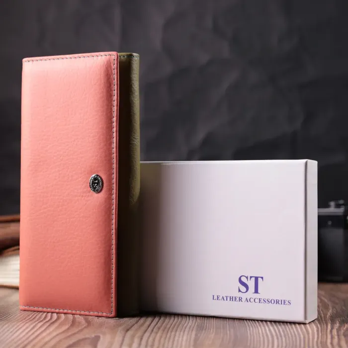 Практичний гаманець для жінок з натуральної шкіри ST Leather 22520