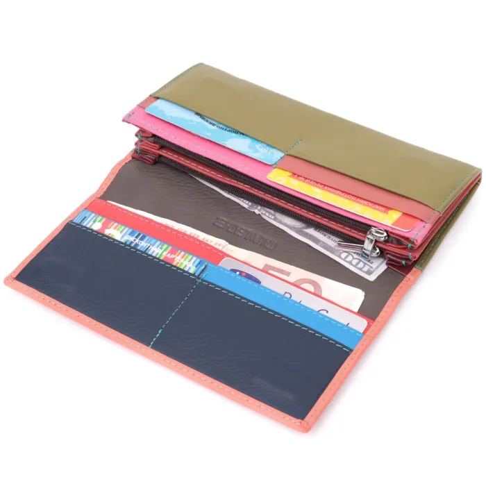 Практичний гаманець для жінок з натуральної шкіри ST Leather 22520