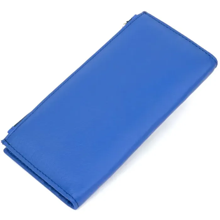 Практичний шкіряний гаманець ST Leather 19379 Синій