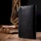Практичний складаний гаманець з натуральної шкіри KARYA 21133 Чорний