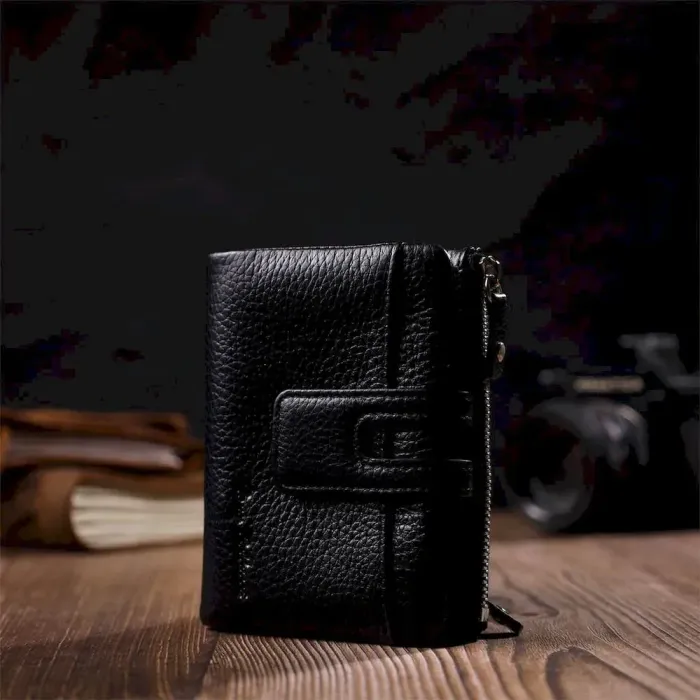 Практичный женский кошелек из натуральной кожи Tony Bellucci 22060 Черный