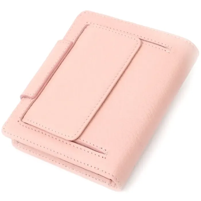 Практичний жіночий гаманець ніжного кольору з натуральної шкіри Tony Bellucci 22019