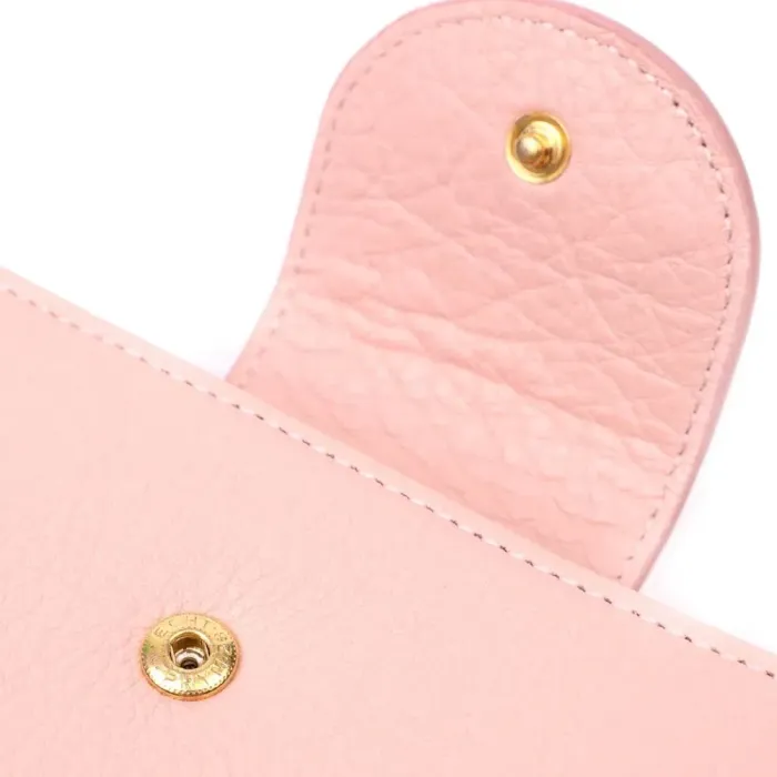 Практичний жіночий гаманець ніжного кольору з натуральної шкіри Tony Bellucci 22019