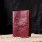 Превосходная кожаная обложка на паспорт Карта GRANDE PELLE 16776 Бордовая