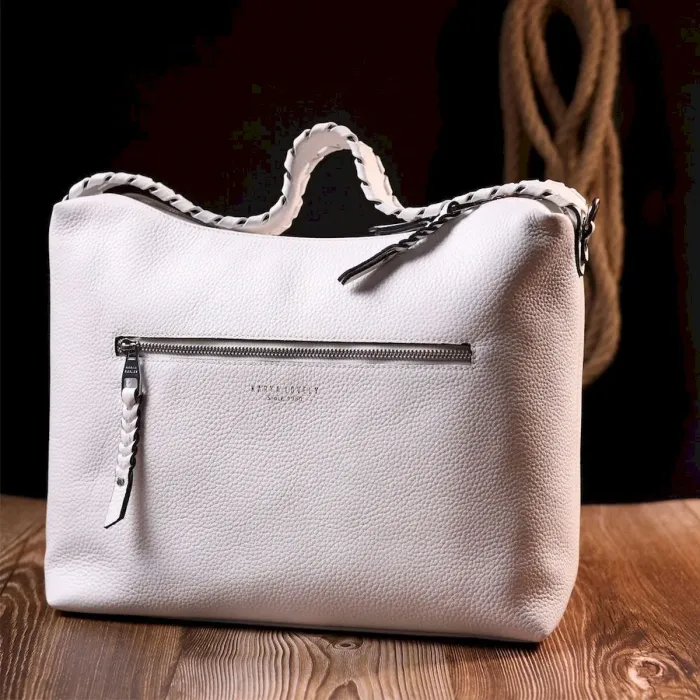 Чудова сумка жіноча KARYA 20847 шкіряна Білий