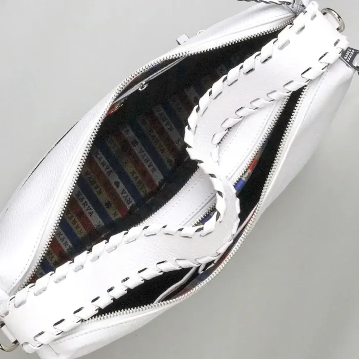 Чудова сумка жіноча KARYA 20847 шкіряна Білий