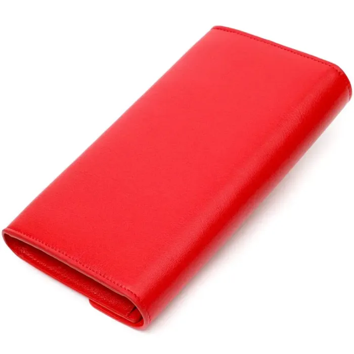 Чудовий місткий портмоне для жінок з натуральної шкіри Tony Bellucci 21977 Червоний