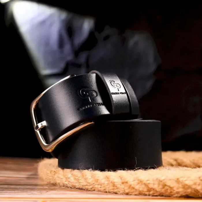 Чудовий ремінь для чоловіків з натуральної шкіри Grande Pelle 21469