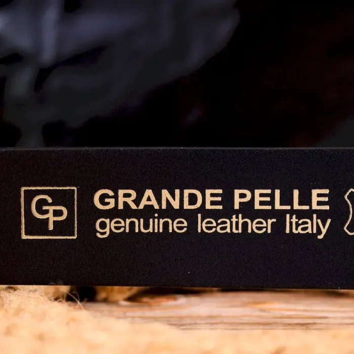 Чудовий ремінь для чоловіків з натуральної шкіри Grande Pelle 21469