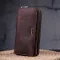 Превосхожный мужской клатч из винтажной натуральной кожи KARYA 21313 Коричневый