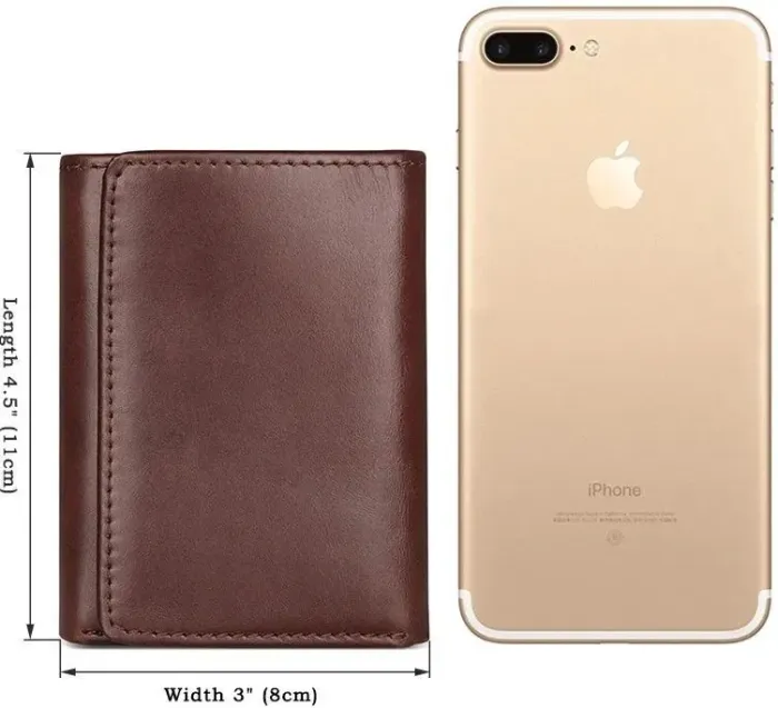 Гаманець Vintage 14469 шкіряний Коричневий