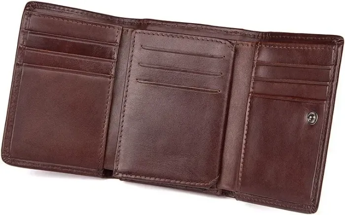 Гаманець Vintage 14469 шкіряний Коричневий