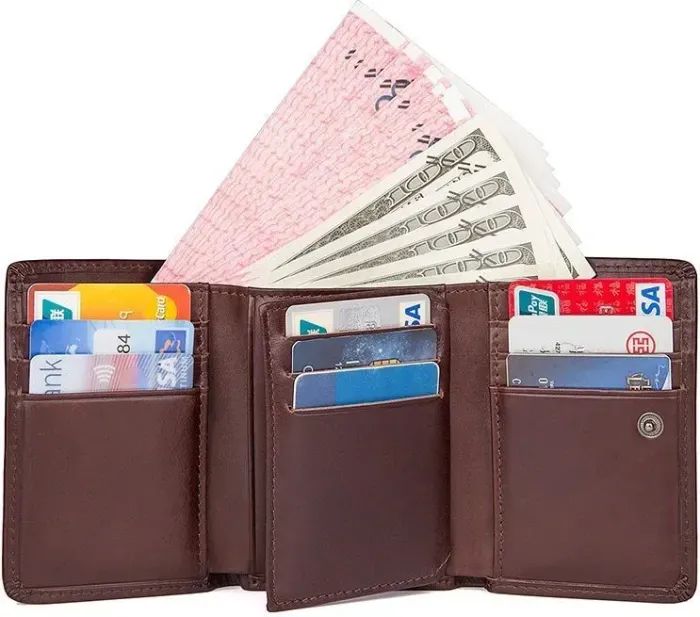 Гаманець Vintage 14469 шкіряний Коричневий