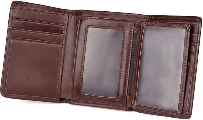 Гаманець Vintage 14469 шкіряний Коричневий