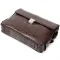 Чоловічий портфель із фактурної шкіри KARYA 20938 Коричневий