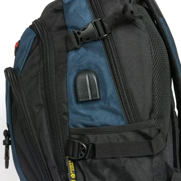 Рюкзак Міський нейлон Power In Eavas 9617 black-blue
