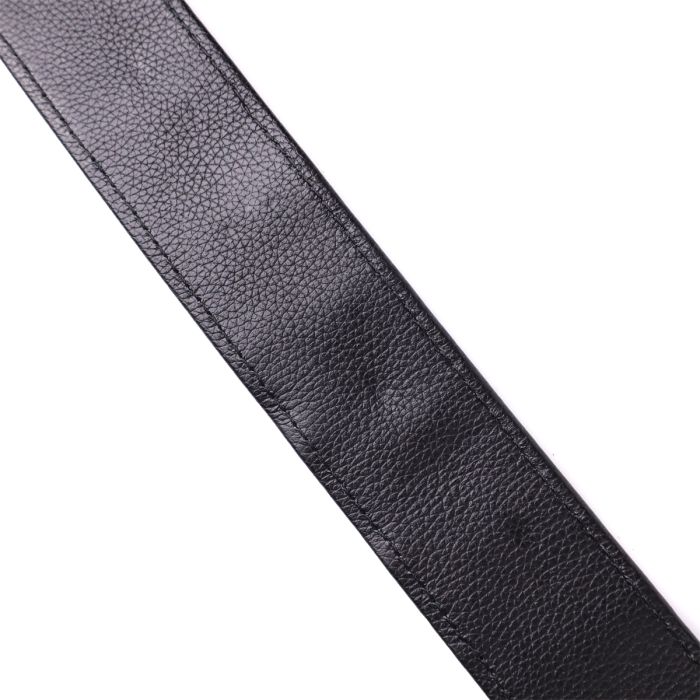Ремінь класика з натуральної шкіри крокодила CROCODILE LEATHER 18018 Чорний