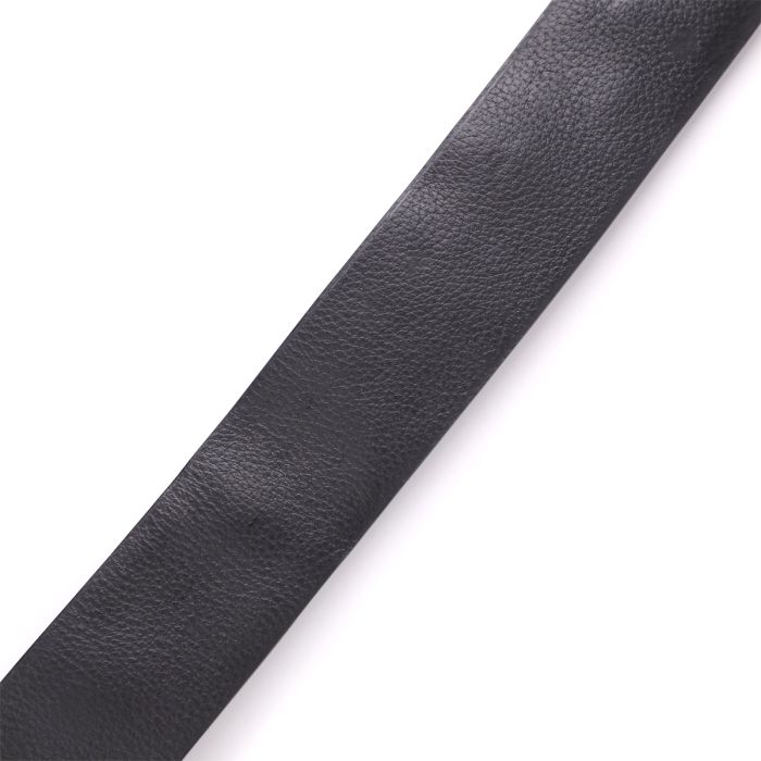 Ремінь чоловічий CROCODILE LEATHER 18008 з натуральної шкіри крокодила Чорний