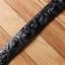 Ремінь чоловічий CROCODILE LEATHER 18008 з натуральної шкіри крокодила Чорний