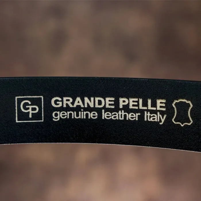 Ремінь чоловічий GRANDE PELLE 11135 Чорний